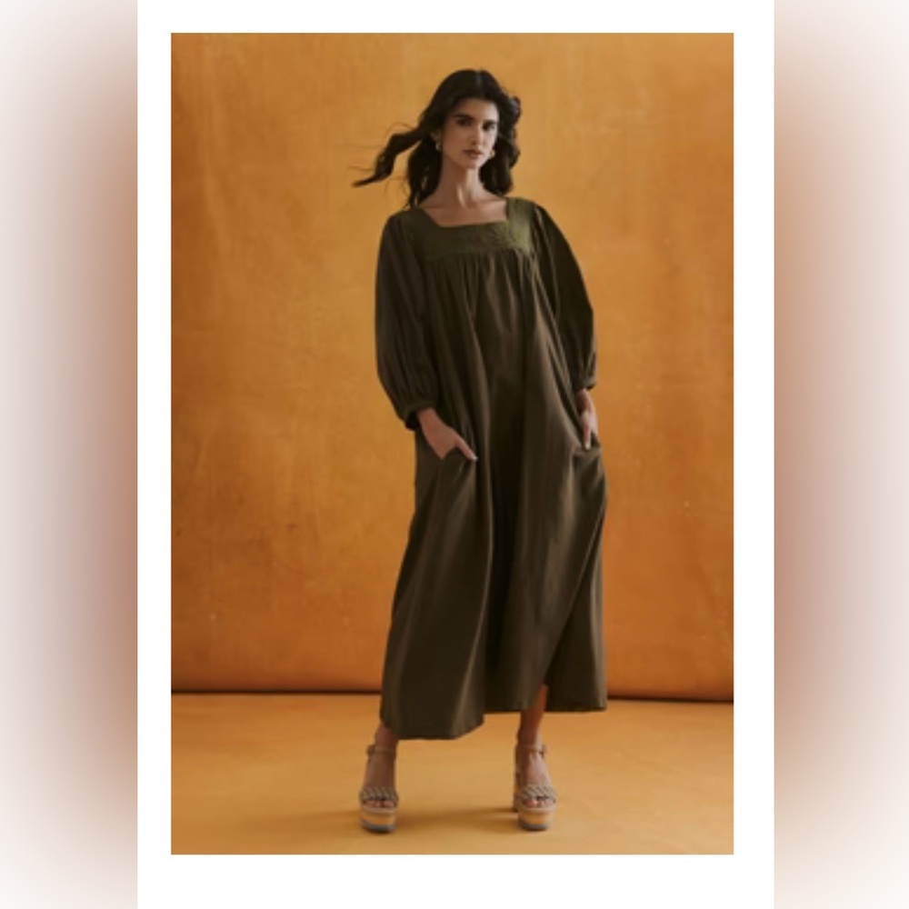 Mi Golondrina Marta Verde Dress
